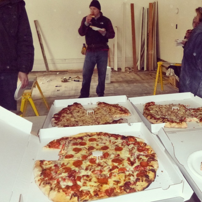 If you want to save your homes, resources, neighborhoods and possibly even souls, you must provide pizza. It is the #1 rule of organizing.